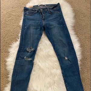 Zara distressed jeans